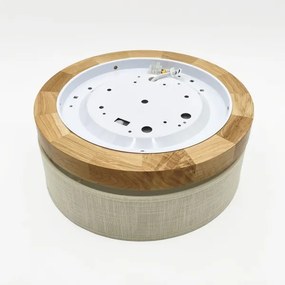 Brilagi - Plafoniera LED BELLADONNA LED/20W/230V Ø 30 cm crema/rovere