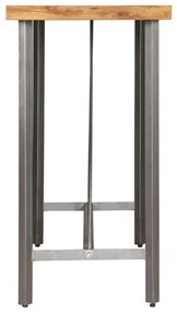 Tavolo da bar teak in massello rigenerato 120x58x106 cm