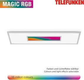 Pannello LED RGBW dimmerabile LED/20W/230V argento + telecomando