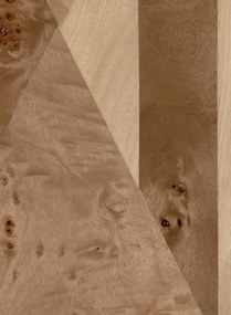 CMO Paris Carta da parati Bois Marbré Arlequin - Blond