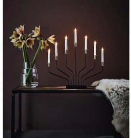 Markslöjd 705758 - Candeliere di natale BROSA XL 7xE10/3W/230V