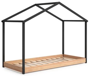 Letto per bambini grigio antracite 90 x 190 cm Arthur - Marckeric