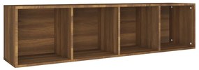 Libreria/Mobile TV Rovere Marrone 36x30x143cm Legno Multistrato