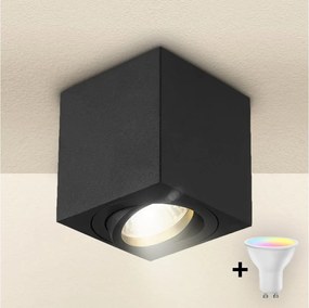 Brilagi - Faretto da incasso a LED RGBW dimmerabile MIA 1xGU10/6W/230V 84x80 mm nero