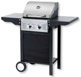 Barbecue a Gas Vesuvio 2 Bruciatori - Griglie in Ghisa e Termometro