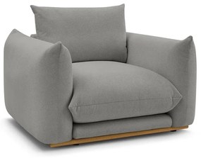 Poltrona grigia Ernest – Bobochic Paris