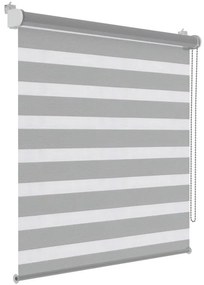 Tenda a rullo giorno / notte Orleans Duall grigio chiaro 65x160 cm