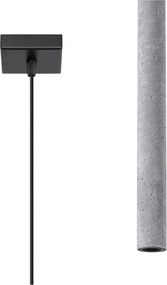 Lampadario grigio in calcestruzzo Fideus – Sollux