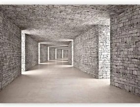 Carta da Parati 3D Tunnel Misterioso Standard 100x70