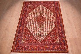 Hamedan Tappeto 110x150 (Iran) Annodato A Mano