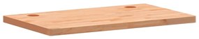 Piano scrivania 100x60x4 cm in legno massello di faggio