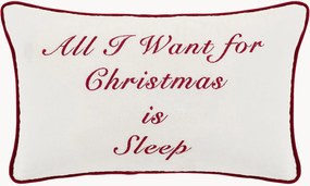 Cuscino natalizio fatto a mano All I Want For Christmas