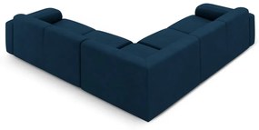 Divano angolare blu scuro (angolo variabile/ a L) Molino - Micadoni Home