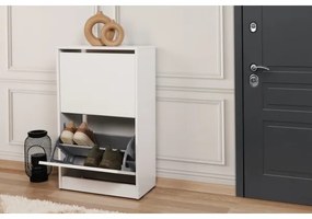 Scarpiera 84x51 cm bianca