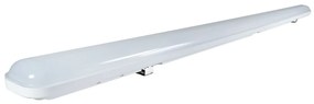 Plafoniera LED Stagna 150cm 48W 5.500lm (110lm/W) IP65, IK08 Colore  Bianco Naturale 4.000K