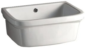 Lavatoio per bucato in ceramica bianco GAROFALO Basin Ceramic L 48 x P 40 x Sp 48 cm da interno
