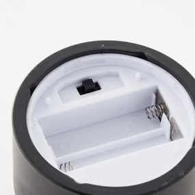 Brilliant - Set di 3 candele LED BOUGIE LED/2xAA IP44 nero/fumé