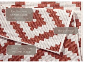 Tappeto da esterno marrone e crema , 120 x 170 cm Malta - NORTHRUGS