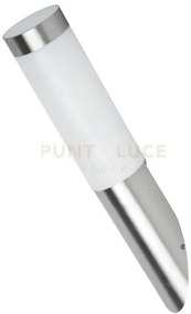 Applique tokyo nikel 1 luce attacco e27 ip44 7,6x37,6cm in acciaio ...