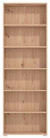 MADDIE - libreria sei ripiani moderno minimal in legno