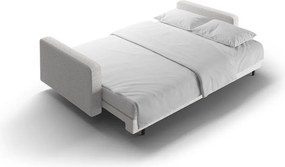 Divano grigio chiaro allungabile/con contenitore con rivestimento in bouclé 222 cm Bali – Cosmopolitan Design