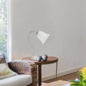 Rabalux 7260 - Lampada da tavolo FABIOLA 1xE27/40W/230V bianco