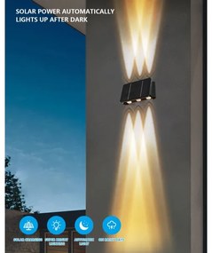 Immax 08491L - Applique a LED solare con sensore LED/2W/5V IP54