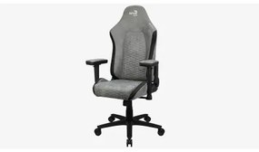 Sedia Gaming Aerocool Crown AeroSuede Nero Grigio