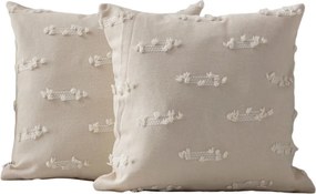 Federe decorative in set 2 pz 43x43 cm Tuffet – Mioli Decor