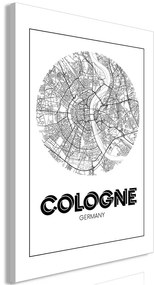 Quadro Retro Cologne (1 Part) Vertical
