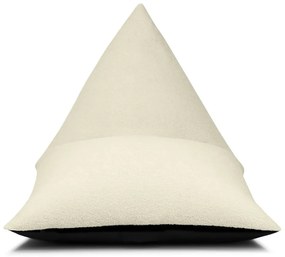 Pouf a sacco per bambini grigio chiaro con rivestimento in bouclé Razzy – SLOWDOWN