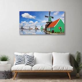 Quadro su tela Architettura della casa 100x50 cm