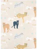 Majvillan Carta da parati Black Panther - Creamy Orange