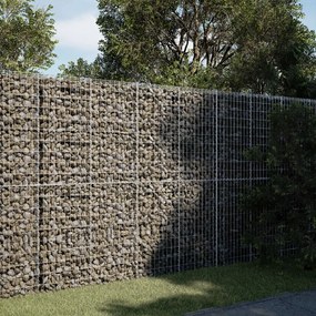 Cesto Gabbione Con Copertura 200x50x200 Cm İn Ferro Zincato /