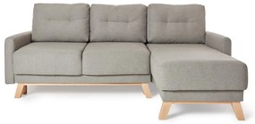 Divano letto ad angolo variabile grigio chiaro Pop - Bonami Selection