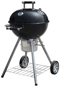 Barbecue A Carbone Tondo Professionale Con Coperchio E Termometro Kettle 57 Cm Boer Grill