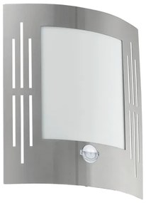 EGLO 88144 - Applique da esterno con sensore CITY 1xE27/15W