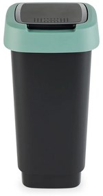 Bidone per rifiuti in plastica riciclata 10 L Twist - Rotho