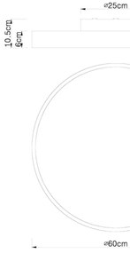 Globo 41744-48S - Plafoniera LED dimmerabile WISS LED/48W/230V + +TC