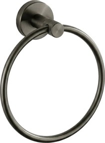Porta asciugamani ad anello Modern 6610 in titanio – 15,5x6,5x18 cm