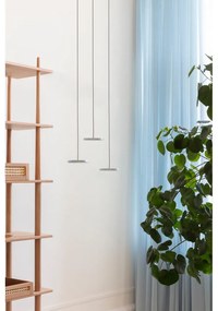 Apparecchio a sospensione LED grigio chiaro con paralume in metallo ø 15 cm Asteria Micro - UMAGE