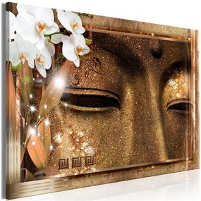 Quadro Buddha's Eyes (1 Part) Wide  Colore Bianco, Dimensioni e Misure 90x60