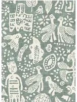 Lewis & Wood Carta da parati Minna Maze - Sage