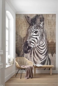 Fotomurale KOMAR Zebra, Multicolore 200X250 cm