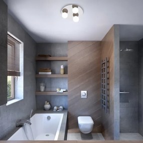 Rabalux 2113 - Plafoniera da bagno BECCA 3xG9/28W/230V IP44