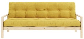 Divano letto giallo 205 cm Knob - Karup Design
