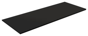 Top per lavabo Compatech VISOBATH L 121 x H 1.2 x P 46 cm nero mdf, opaco