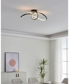 Eglo 901158-Plafoniera dimmerabile RGBW CALAROSSA-Z LED/22W/230V nero