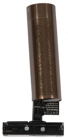 Faretto moderno bronzo scuro per sistema a binario monofase 35 mm - Iconic Jeana Luxe