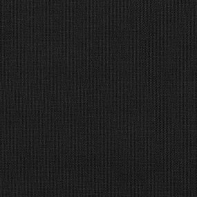 Tenda Oscurante Effetto Lino con Occhielli 290x245 cm Nera
